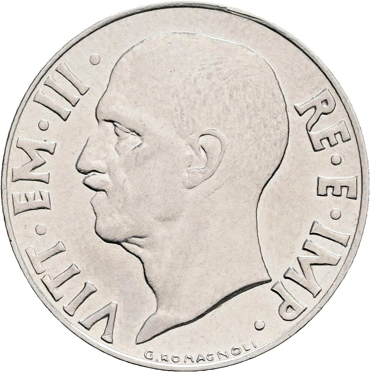 20 Centesimi Vittorio Emanuele III. 1900-1946 1940 – Rückseite