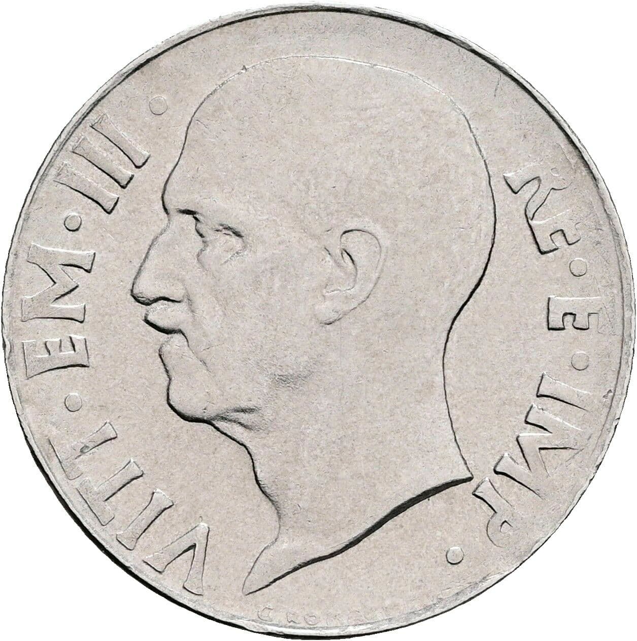 20 Centesimi Vittorio Emanuele III. 1900-1946 1943 – Rückseite