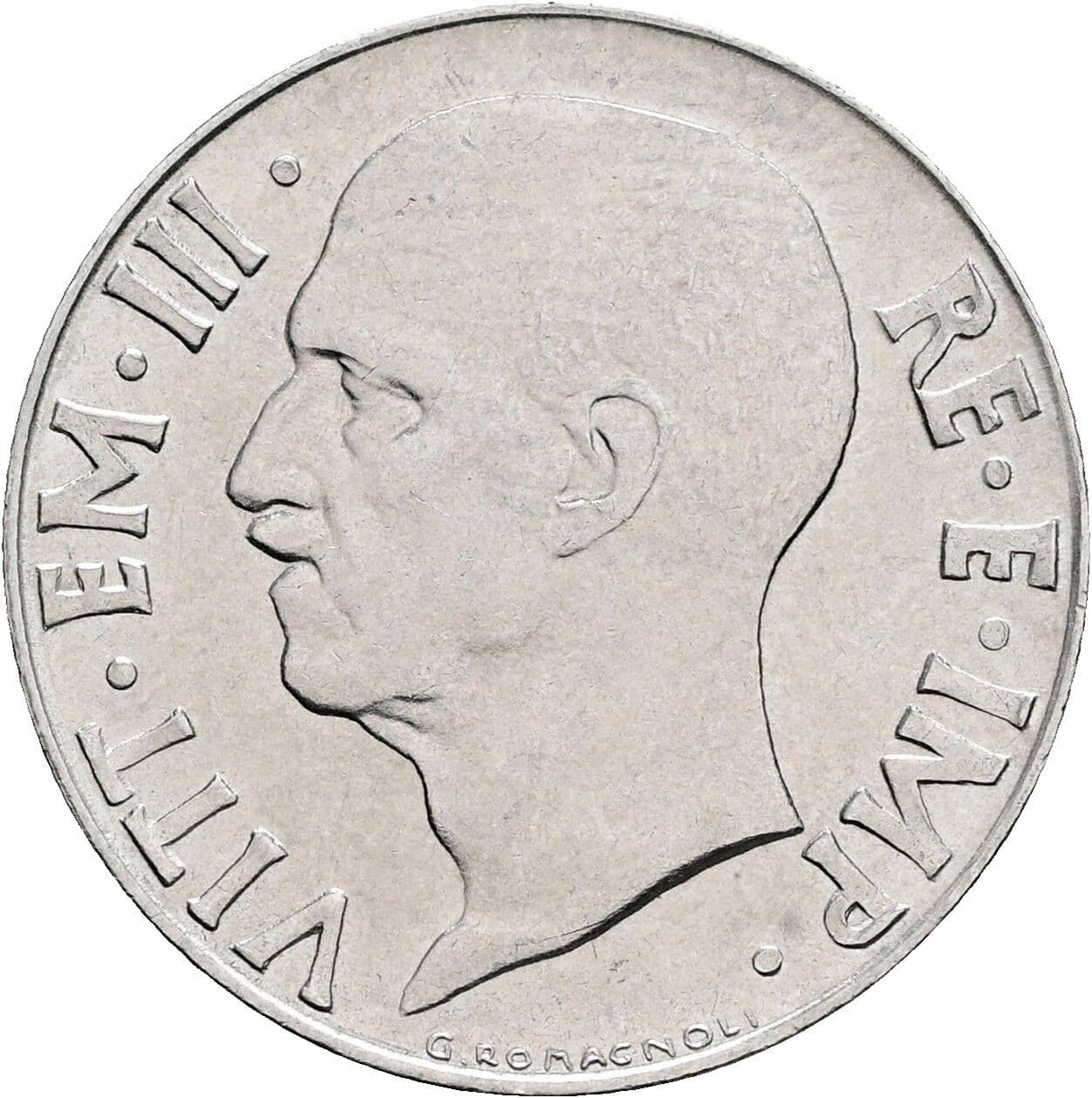 20 Centesimi Vittorio Emanuele III. 1900-1946 1941 – Rückseite