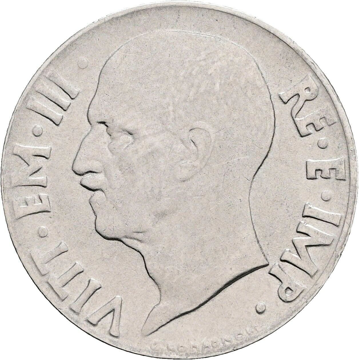 20 Centesimi Vittorio Emanuele III. 1900-1946 1939 – Rückseite