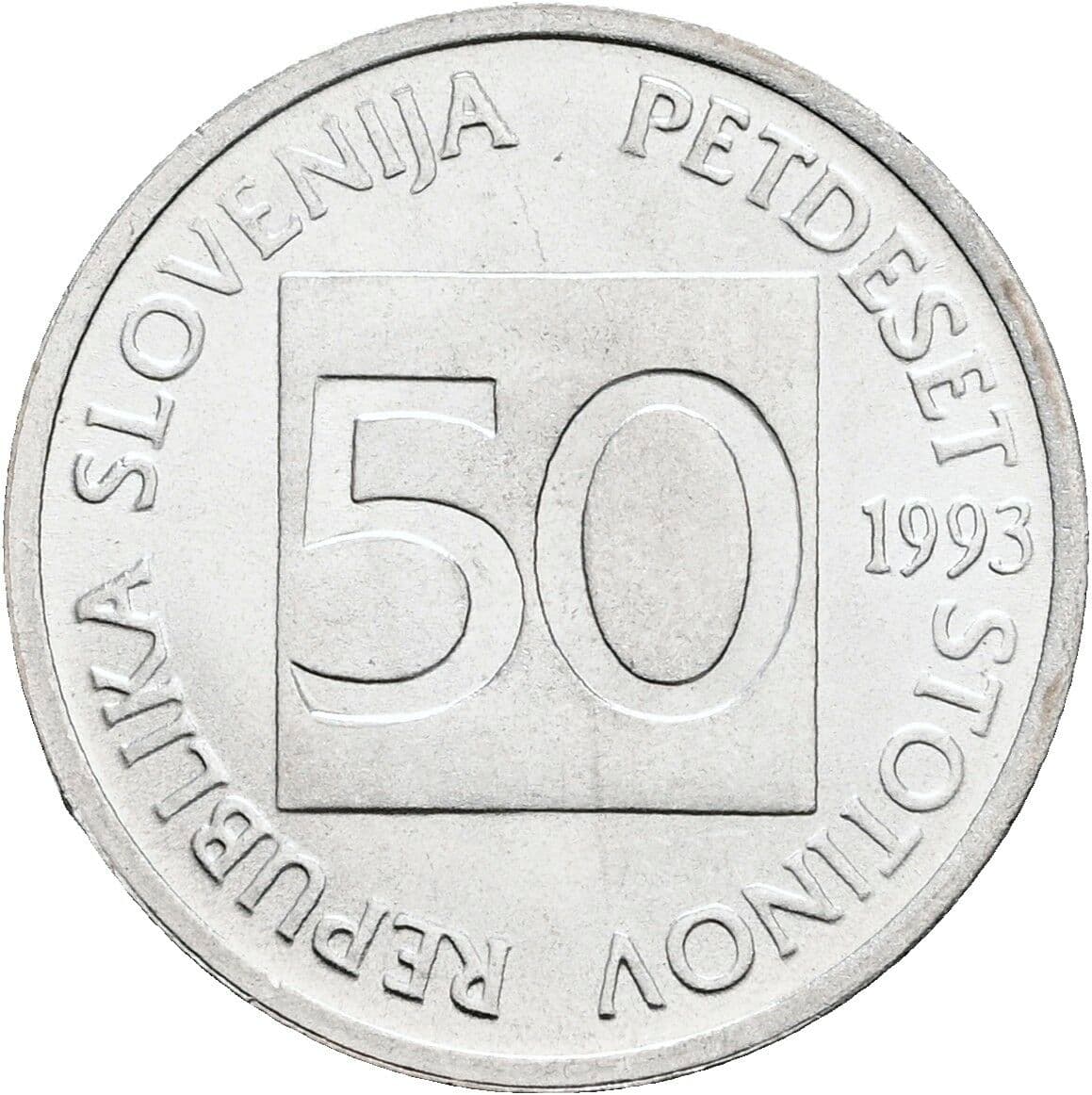 50 Stotinov 1993 – Vorderseite