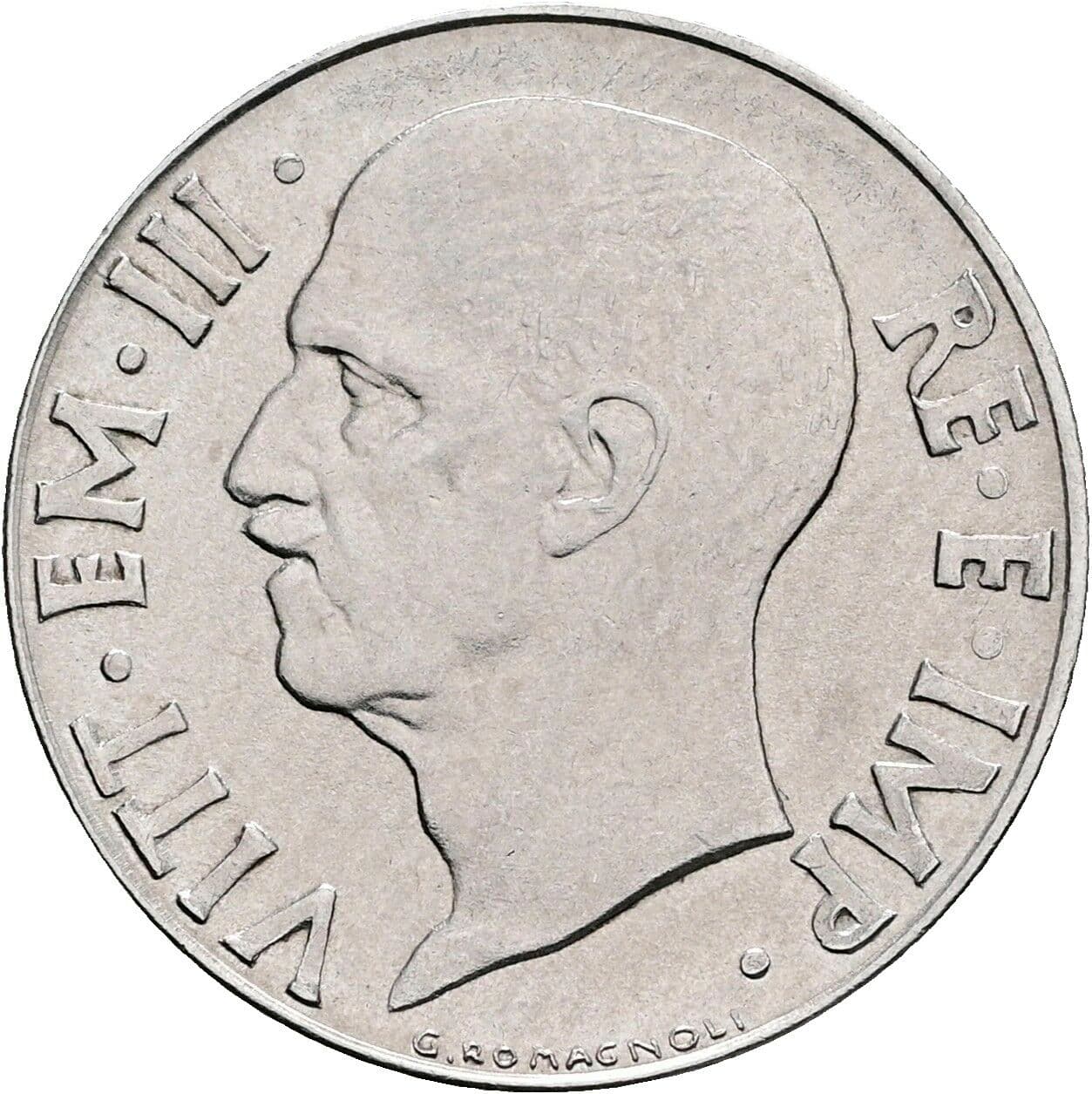 20 Centesimi Vittorio Emanuele III. 1900-1946 1941 – Rückseite