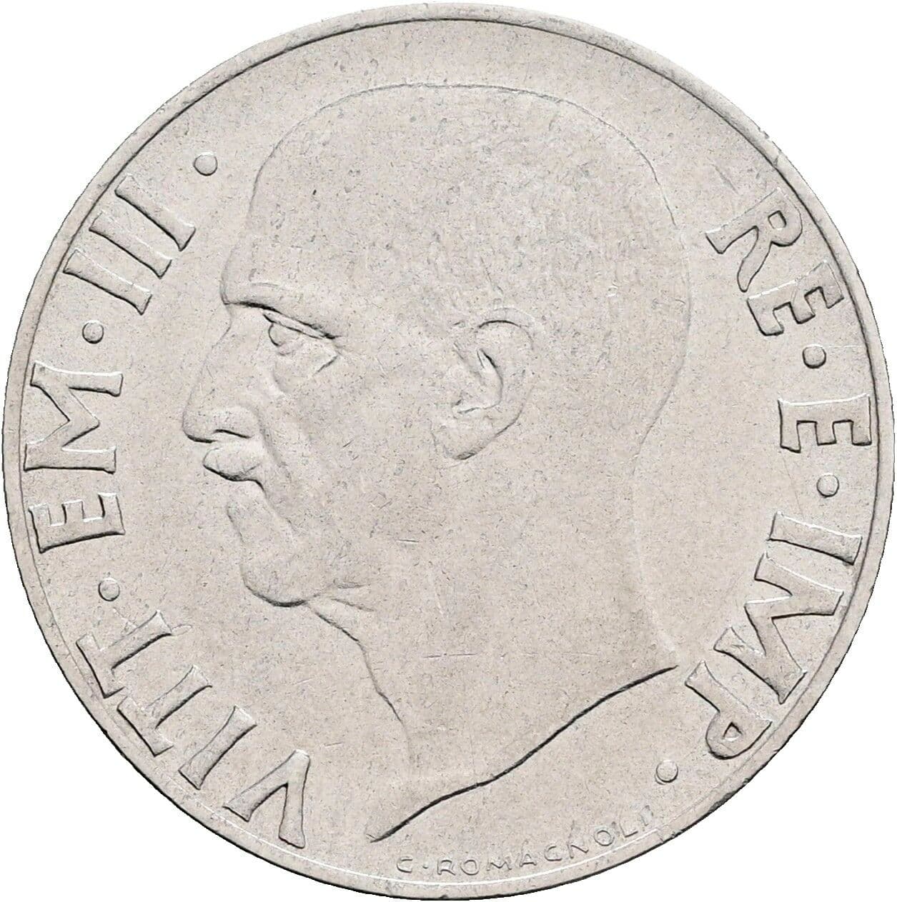 20 Centesimi Vittorio Emanuele III. 1900-1946 1939 – Rückseite