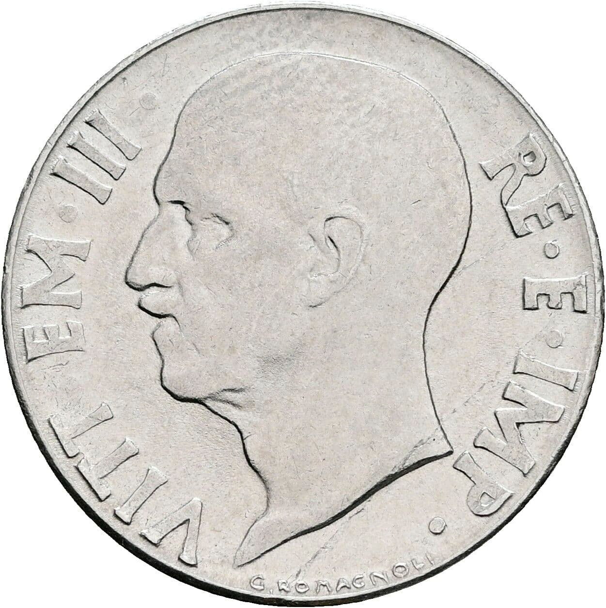 20 Centesimi Vittorio Emanuele III. 1900-1946 1942 – Rückseite