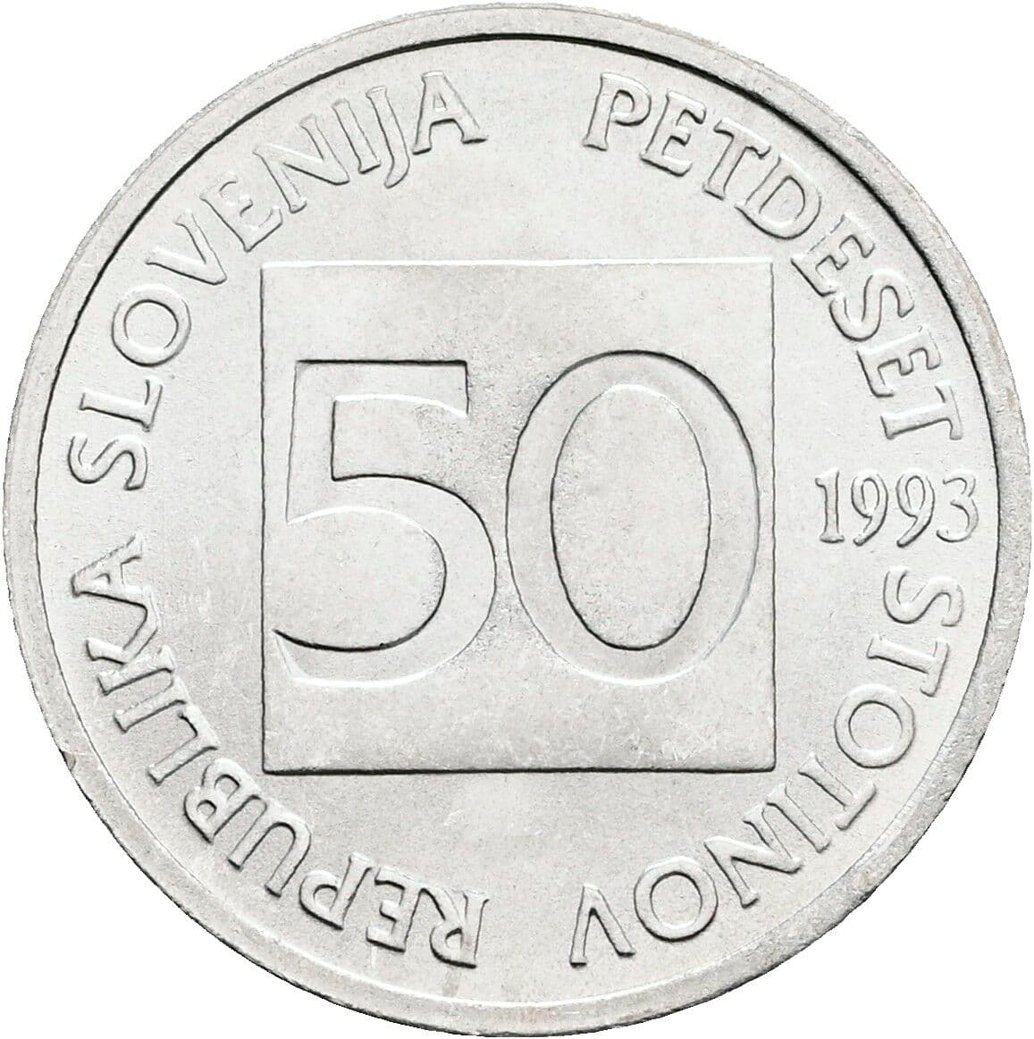 50 Stotinov 1993 – Vorderseite