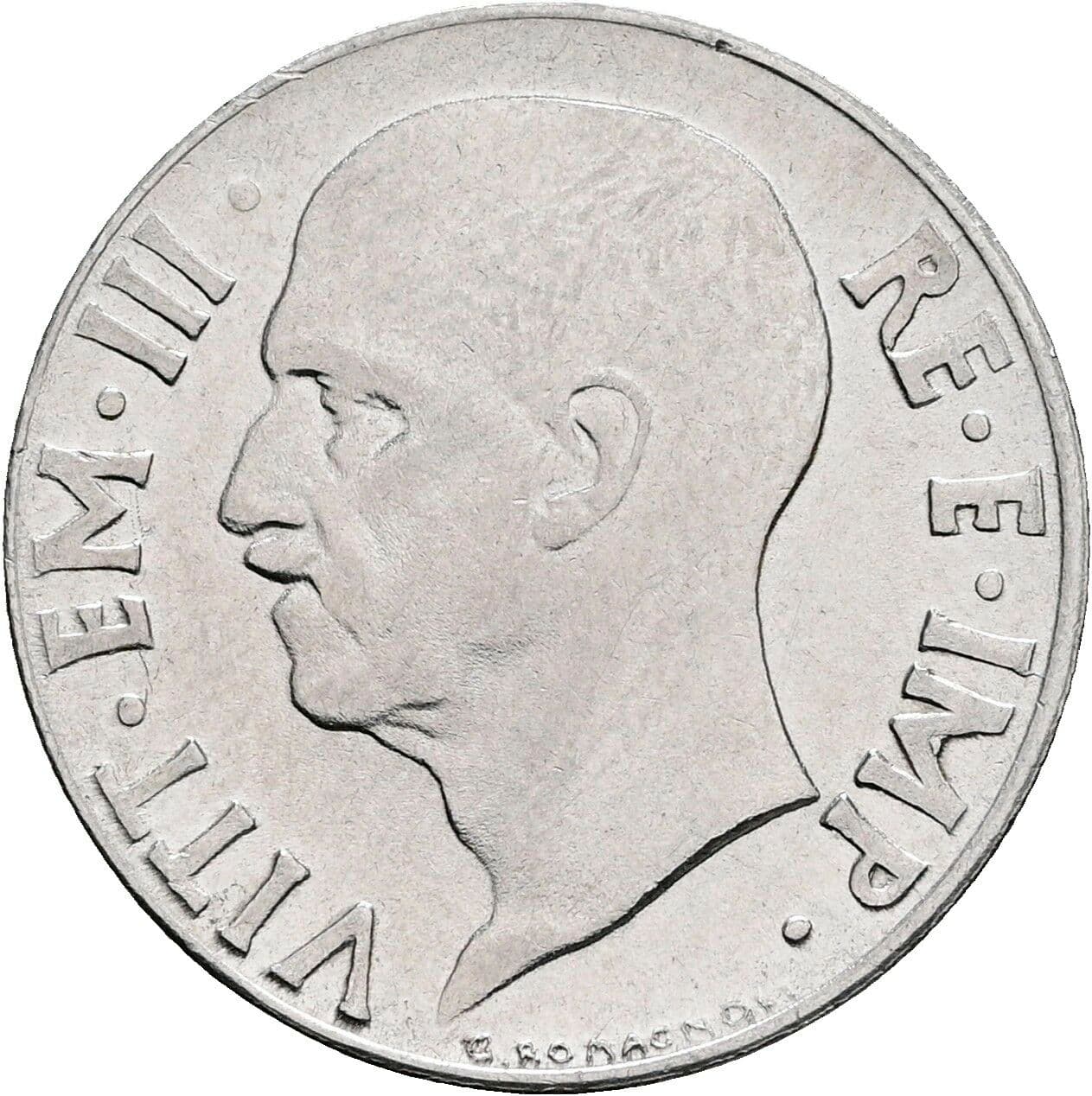 20 Centesimi Vittorio Emanuele III. 1900-1946 1940 – Rückseite
