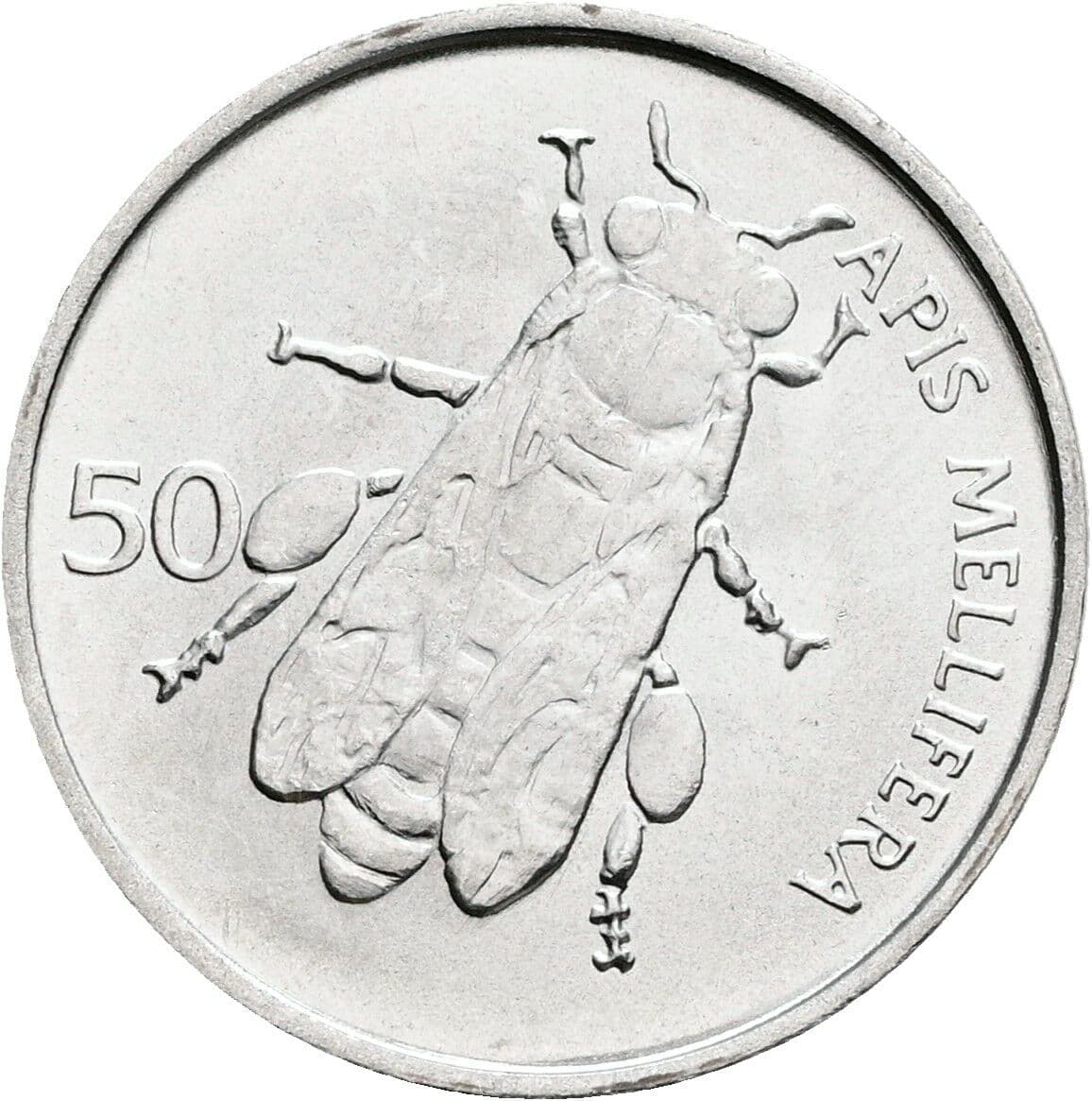 50 Stotinov 1993 – Rückseite