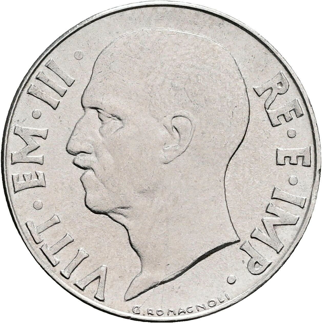 20 Centesimi Vittorio Emanuele III. 1900-1946 1942 – Rückseite