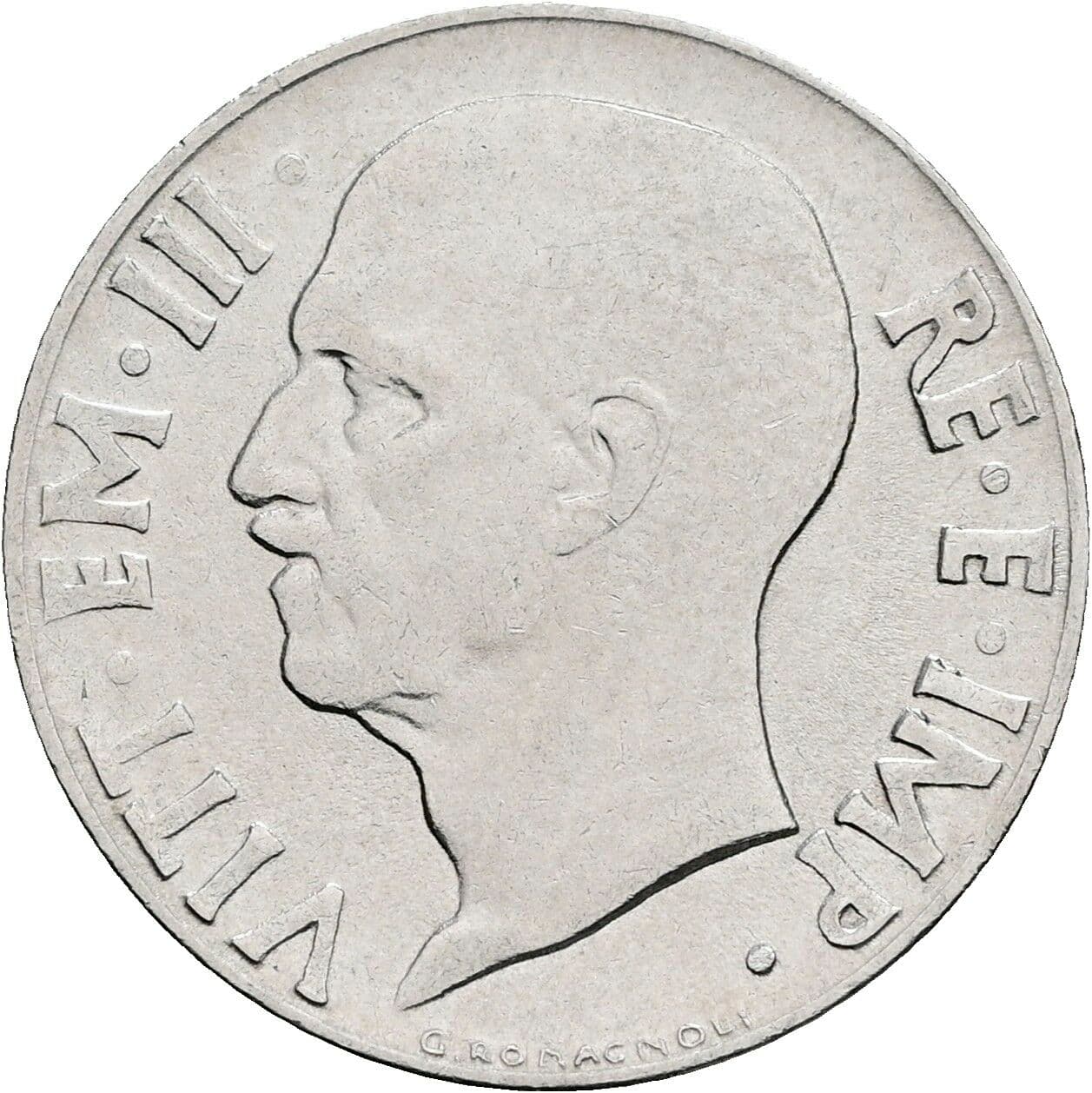 20 Centesimi Vittorio Emanuele III. 1900-1946 1941 – Rückseite