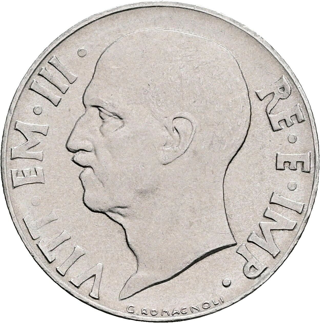 20 Centesimi Vittorio Emanuele III. 1900-1946 1941 – Rückseite
