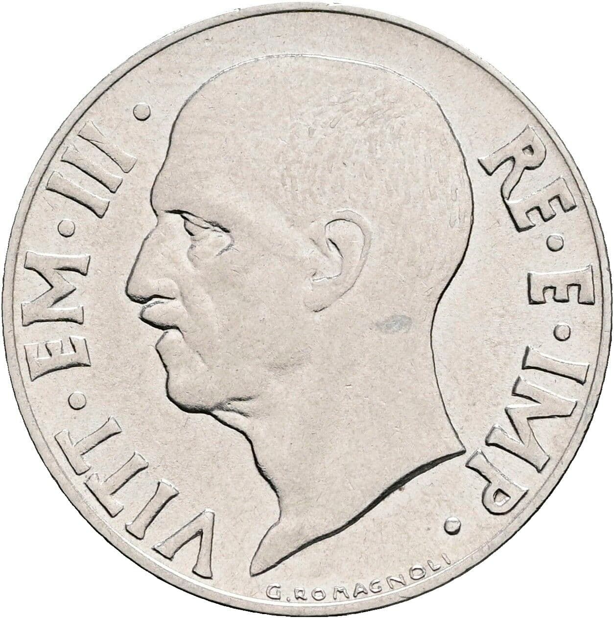 20 Centesimi Vittorio Emanuele III. 1900-1946 1940 – Rückseite