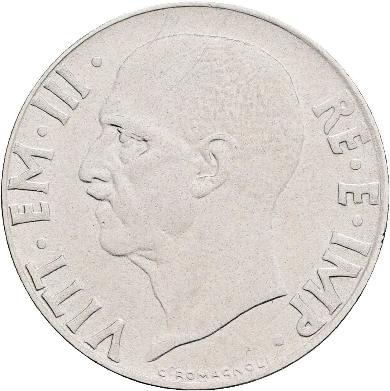 20 Centesimi Vittorio Emanuele III. 1900-1946 1939 – Rückseite