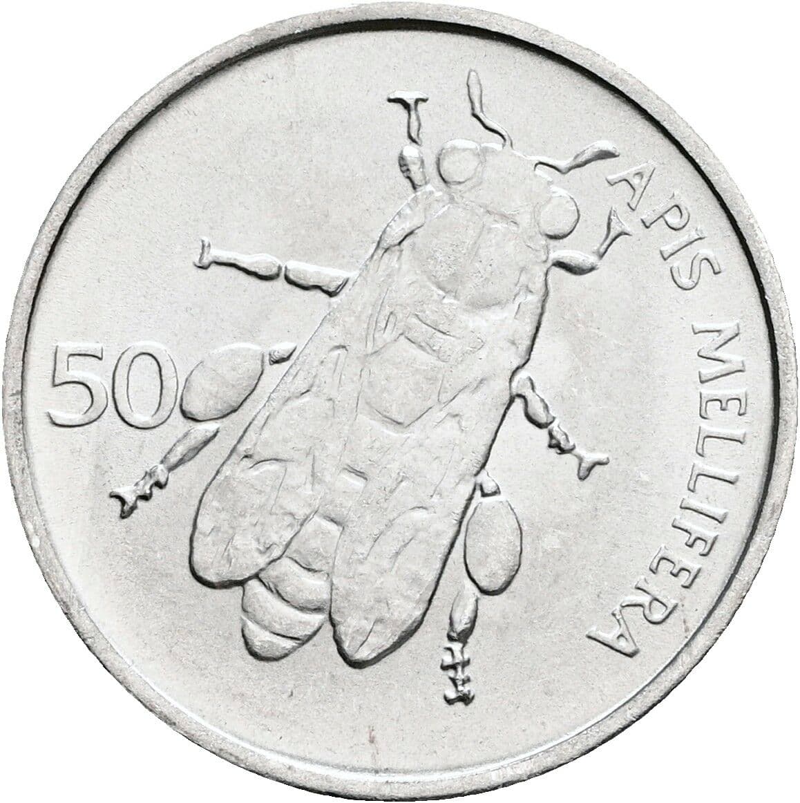 50 Stotinov 1993 – Rückseite