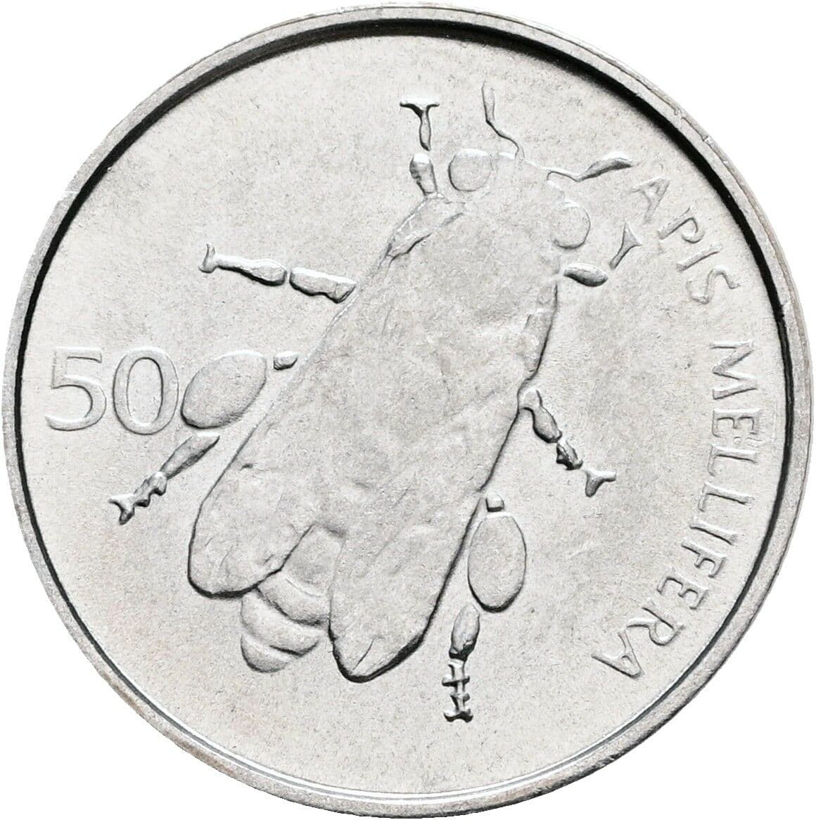 50 Stotinov 1993 – Rückseite