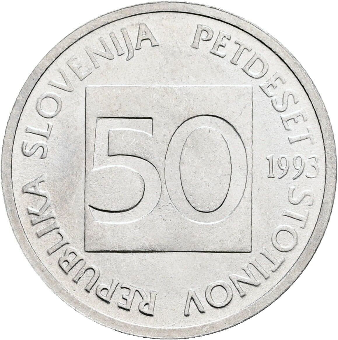 50 Stotinov 1993 – Vorderseite