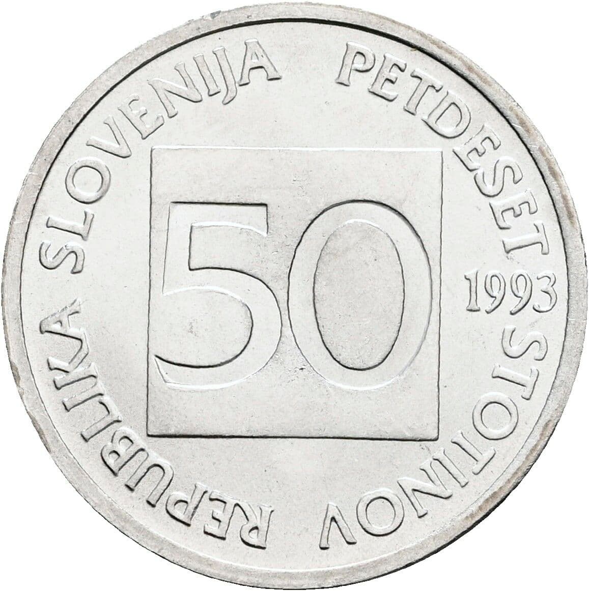 50 Stotinov 1993 – Vorderseite