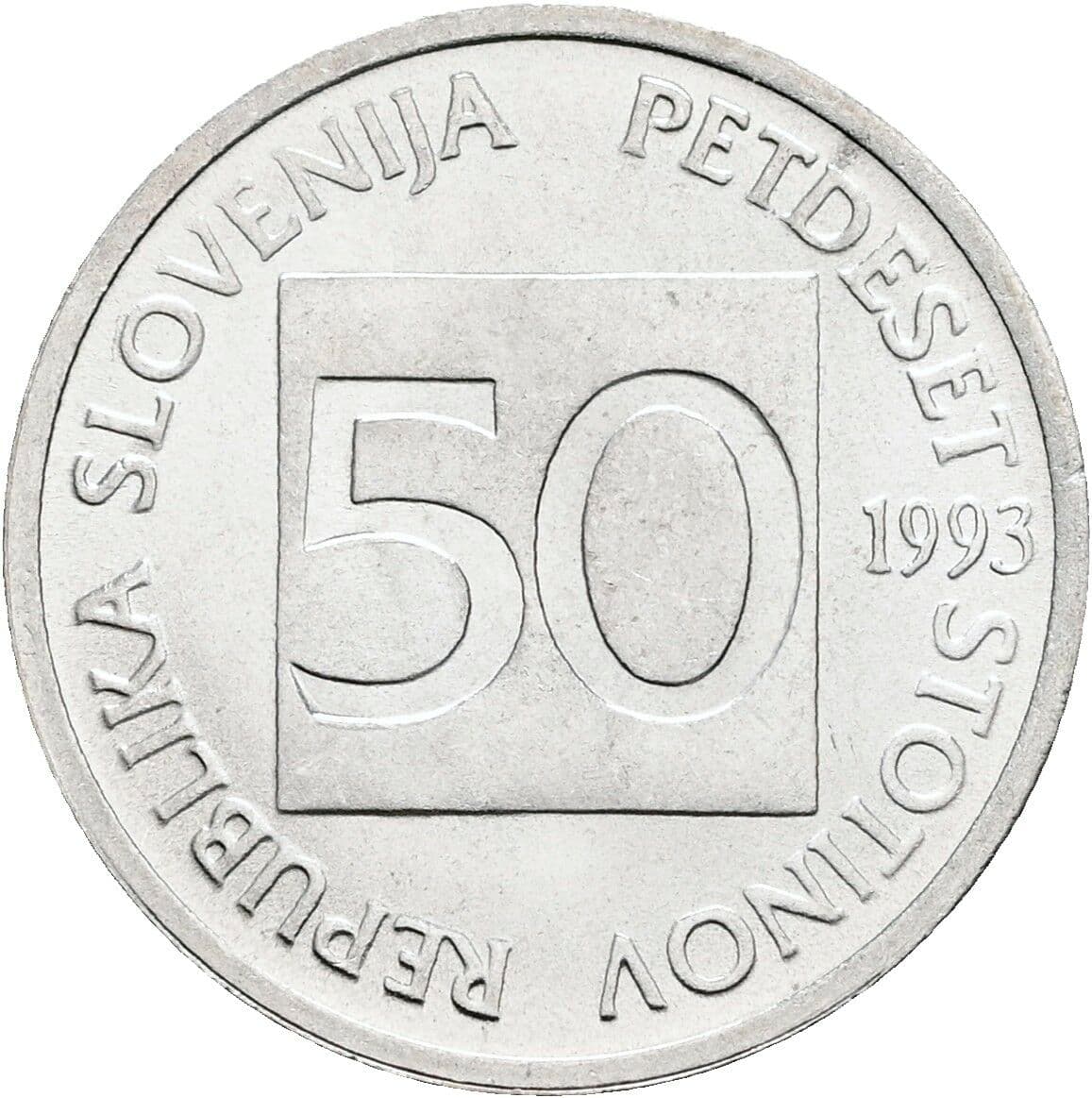 50 Stotinov 1993 – Vorderseite