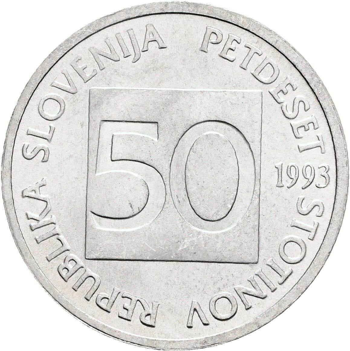 50 Stotinov 1993 – Vorderseite