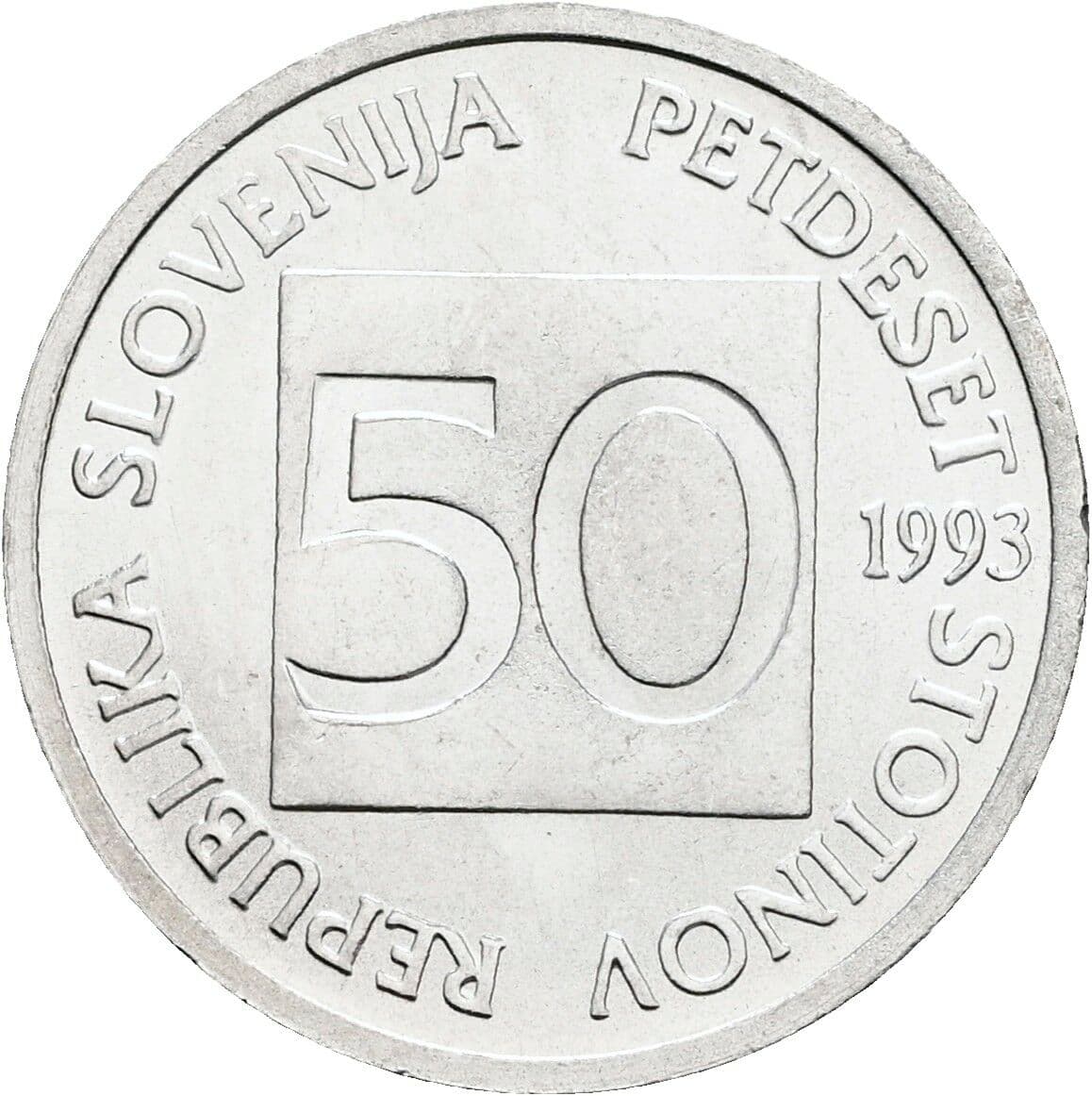 50 Stotinov 1993 – Vorderseite