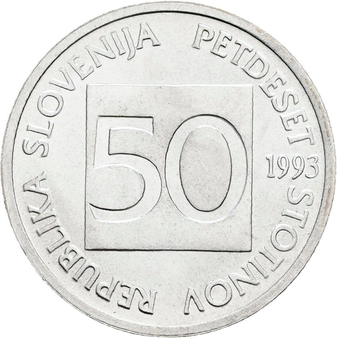 50 Stotinov 1993 – Vorderseite