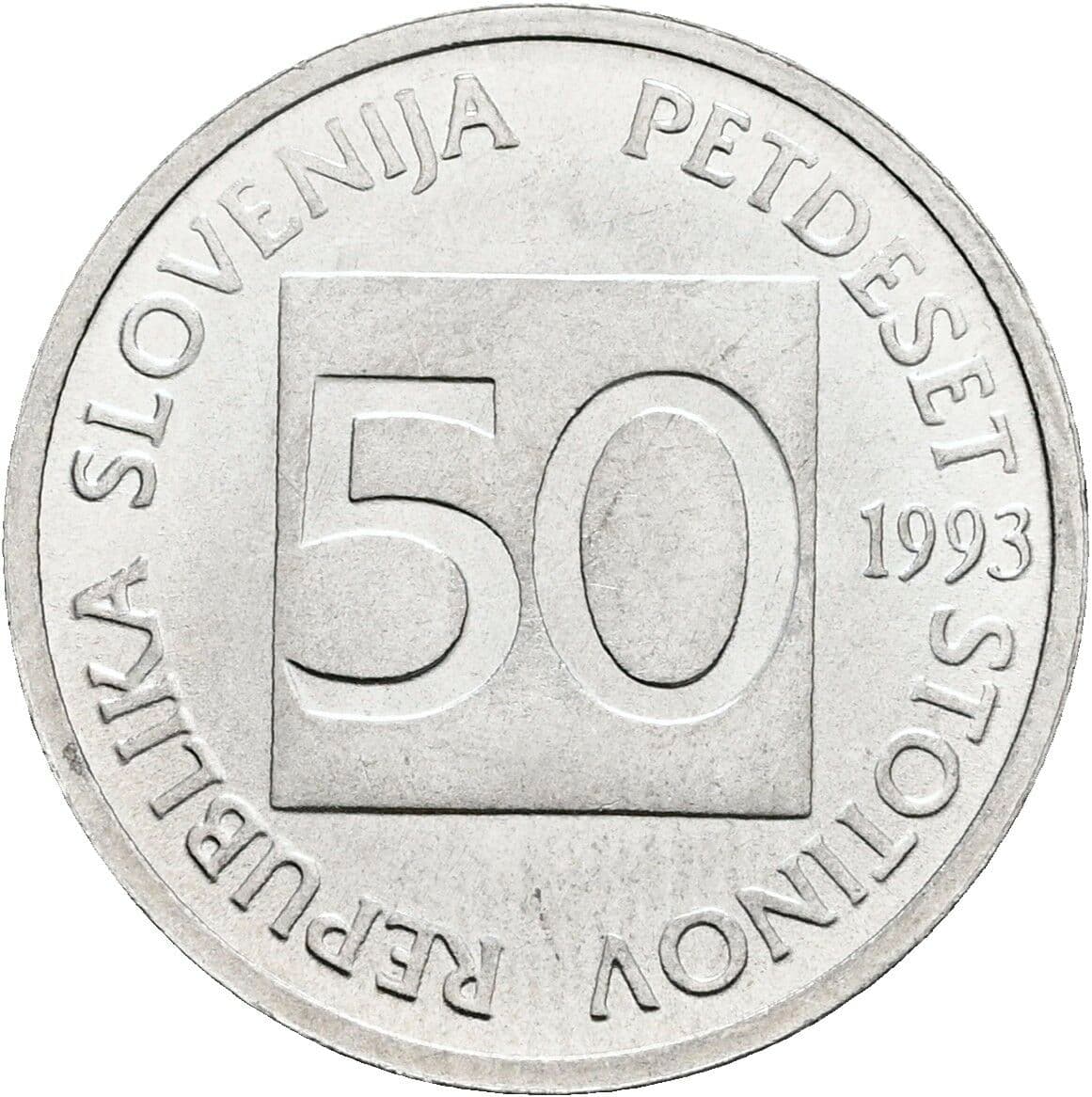 50 Stotinov 1993 – Vorderseite