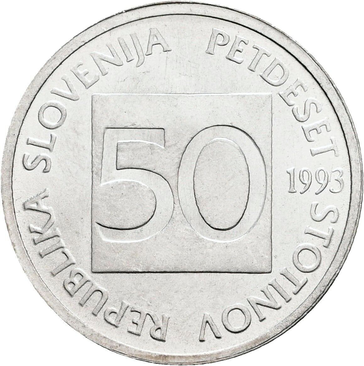 50 Stotinov 1993 – Vorderseite