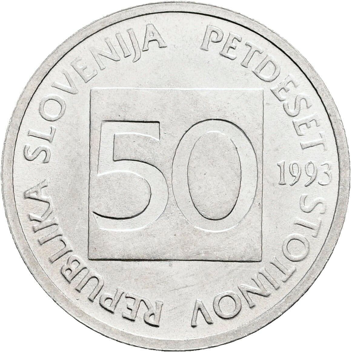 50 Stotinov 1993 – Vorderseite