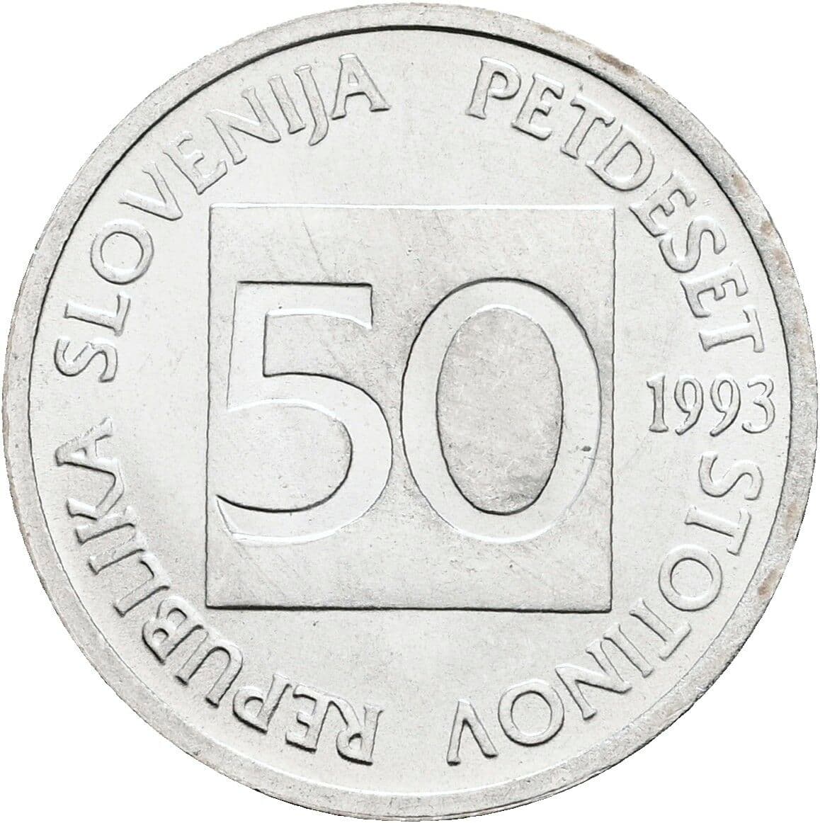 50 Stotinov 1993 – Vorderseite