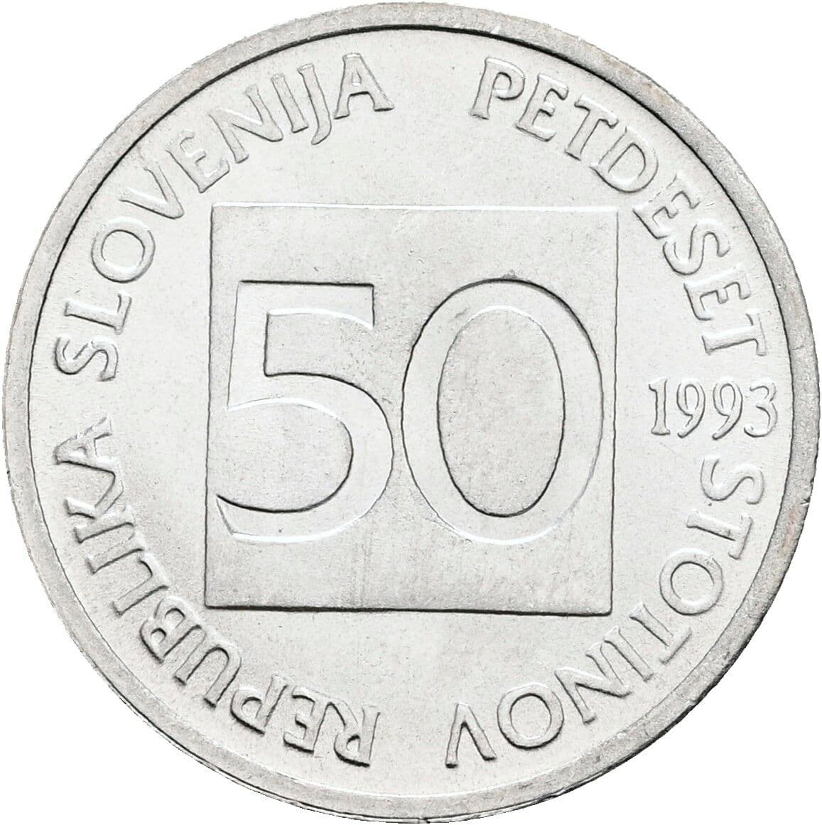 50 Stotinov 1993 – Vorderseite