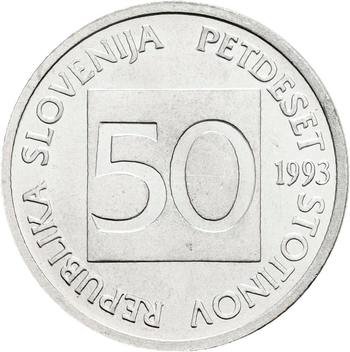 50 Stotinov 1993 – Vorderseite