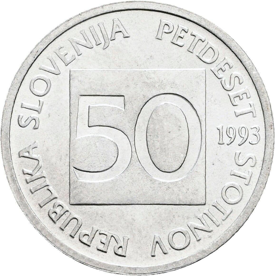 50 Stotinov 1993 – Vorderseite