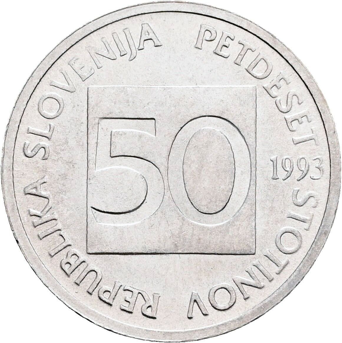 50 Stotinov 1993 – Vorderseite