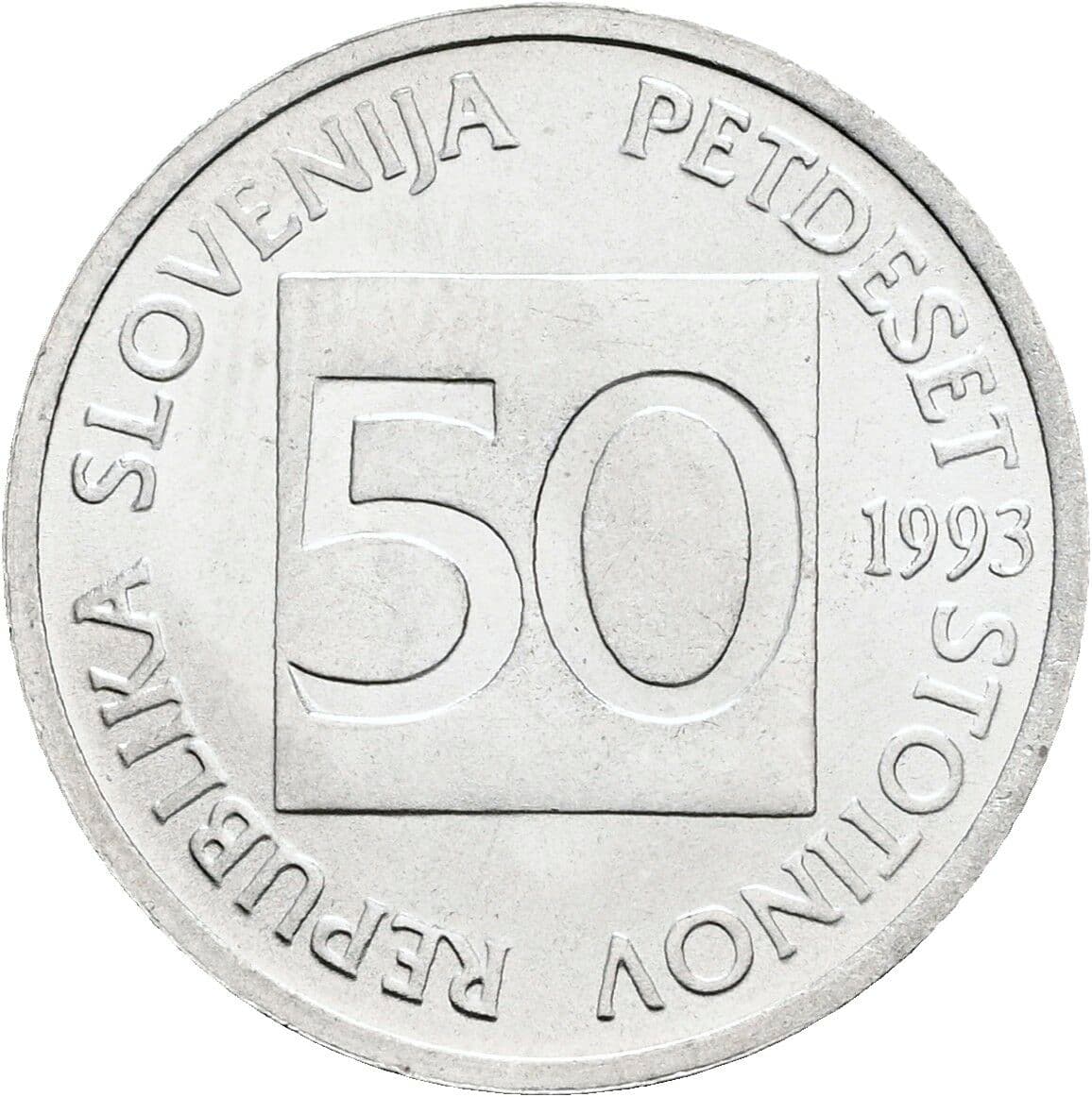 50 Stotinov 1993 – Vorderseite