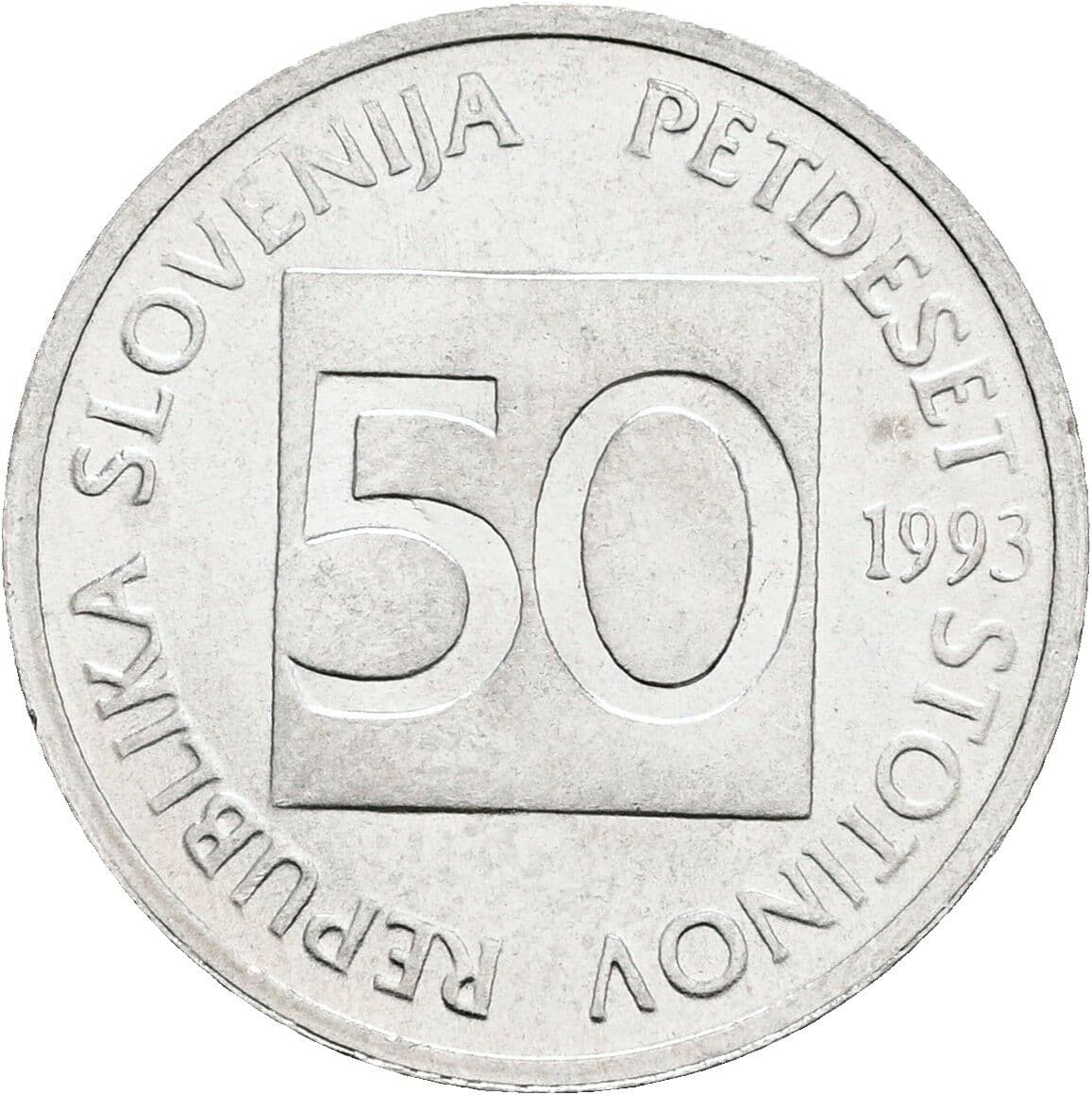 50 Stotinov 1993 – Vorderseite