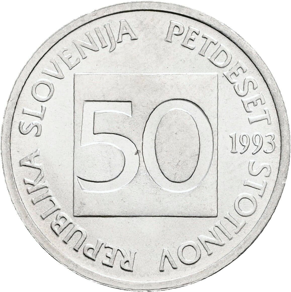 50 Stotinov 1993 – Vorderseite
