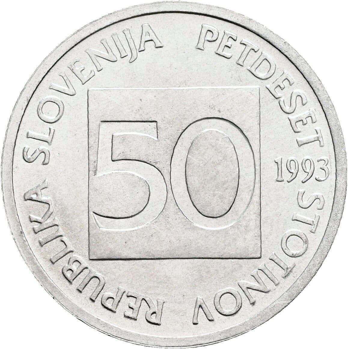 50 Stotinov 1993 – Vorderseite