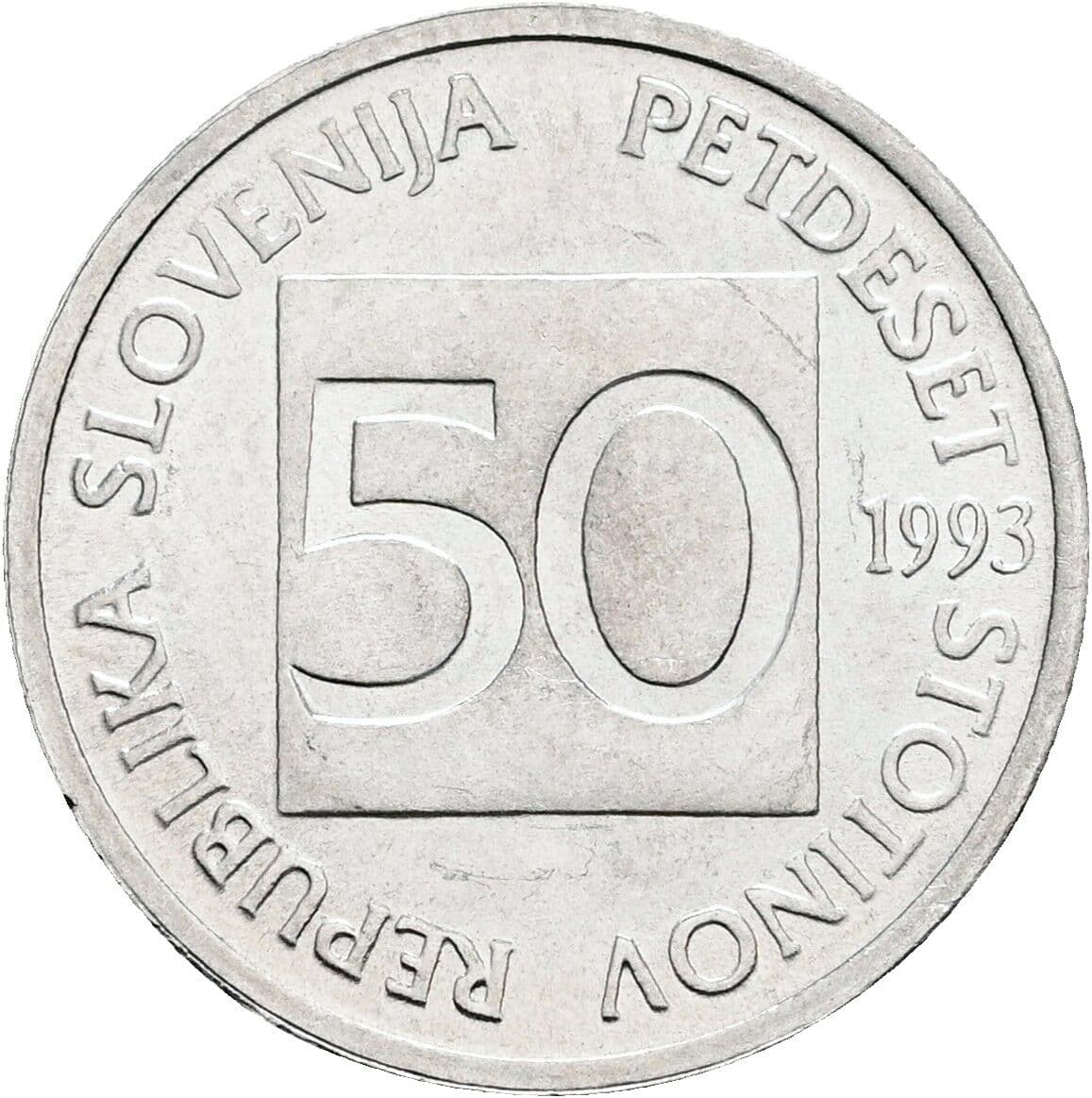 50 Stotinov 1993 – Vorderseite