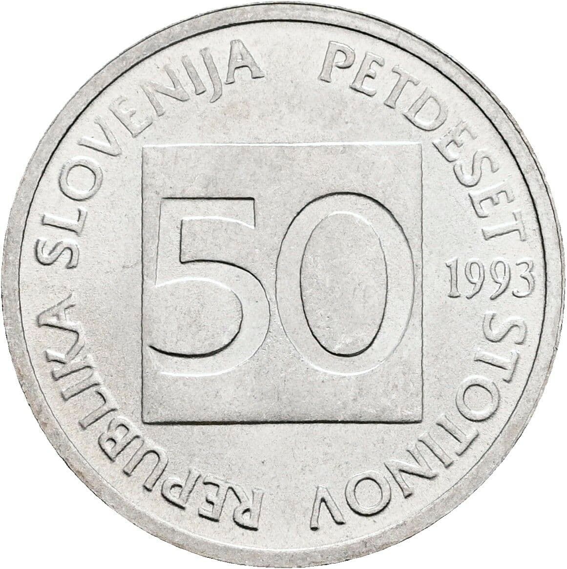 50 Stotinov 1993 – Vorderseite