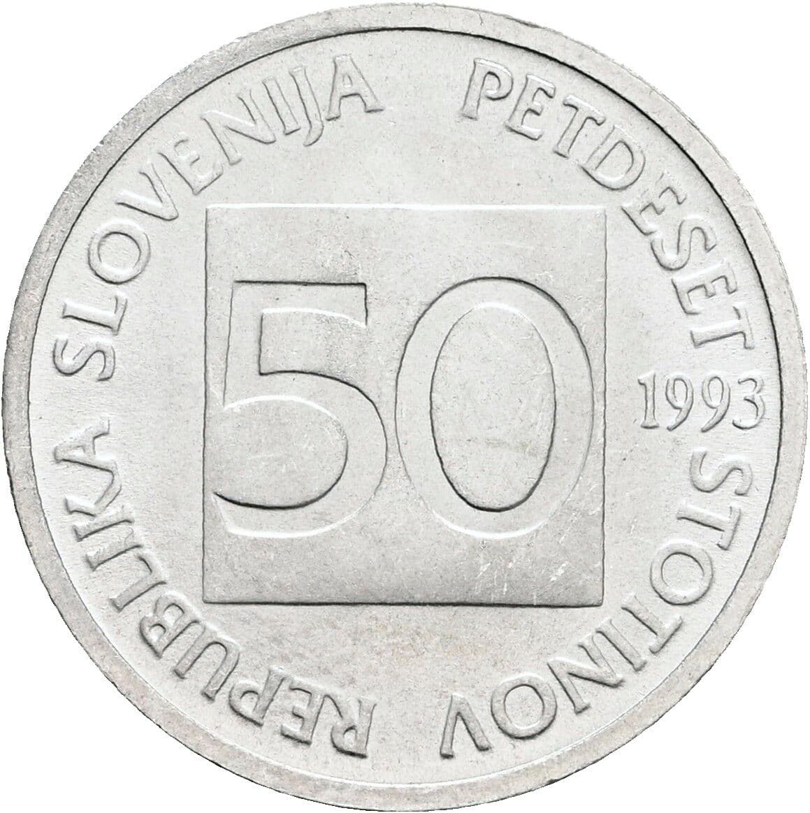 50 Stotinov 1993 – Vorderseite