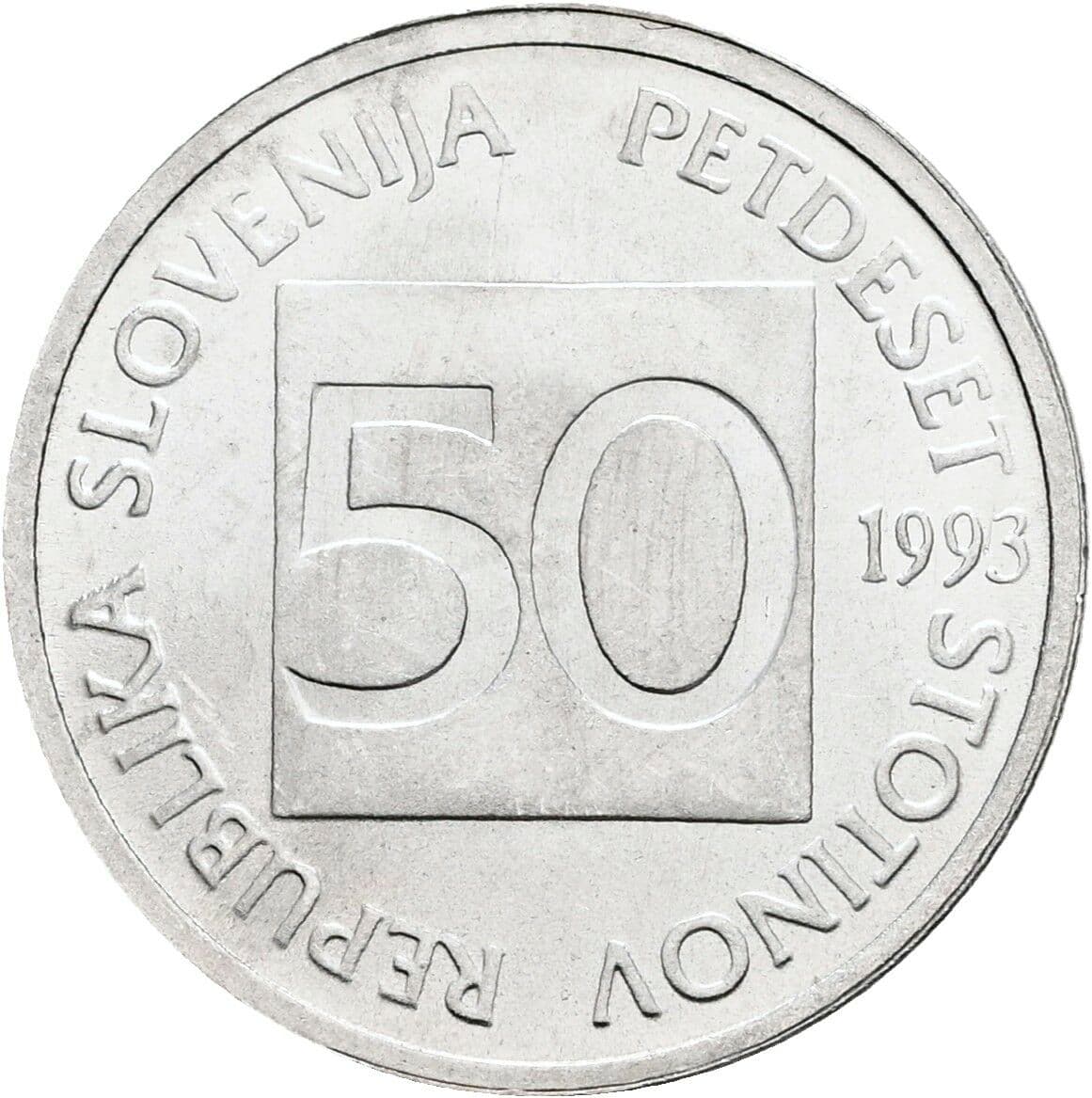50 Stotinov 1993 – Vorderseite