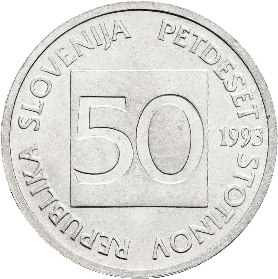 50 Stotinov 1993 – Vorderseite