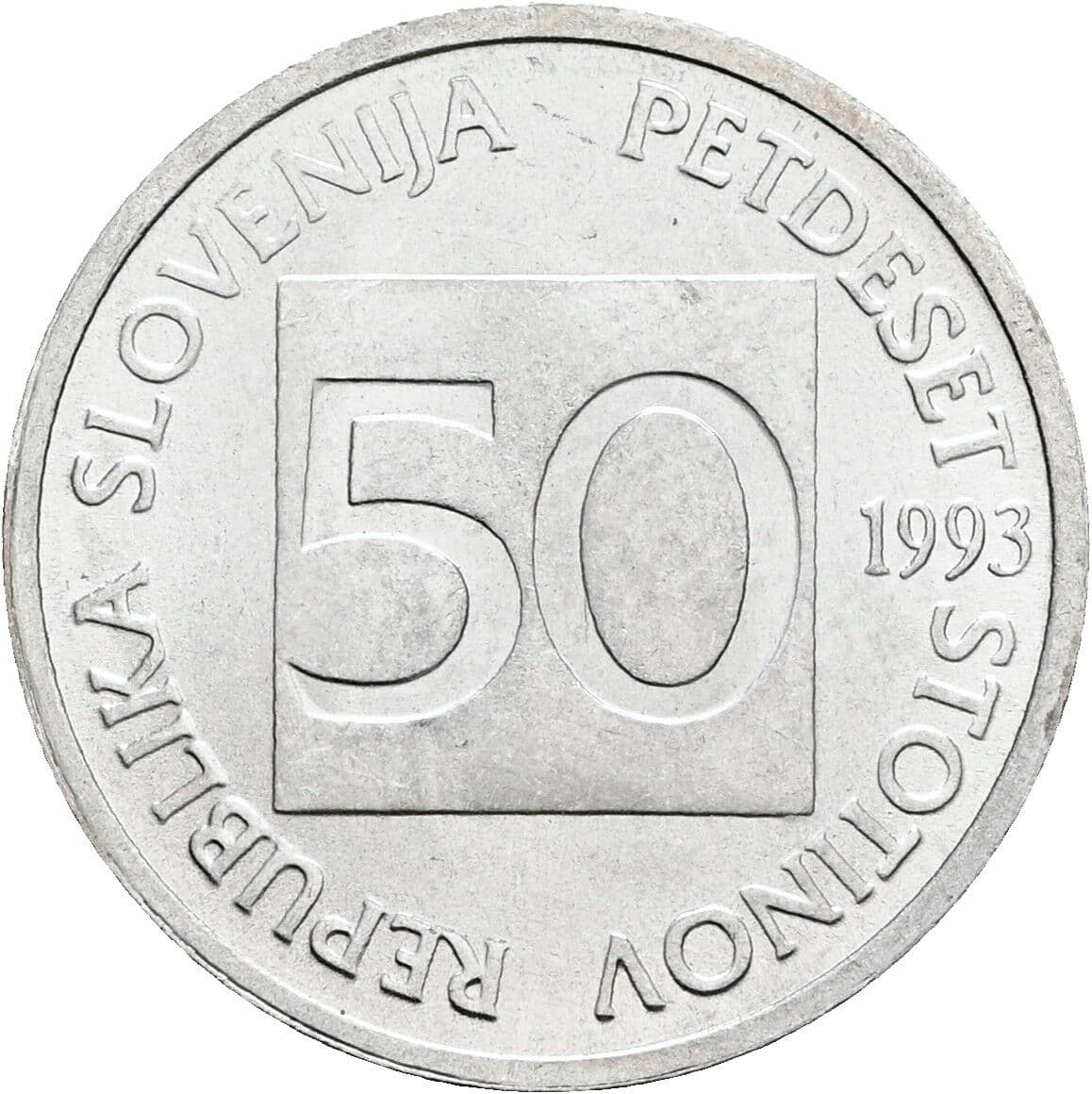 50 Stotinov 1993 – Vorderseite