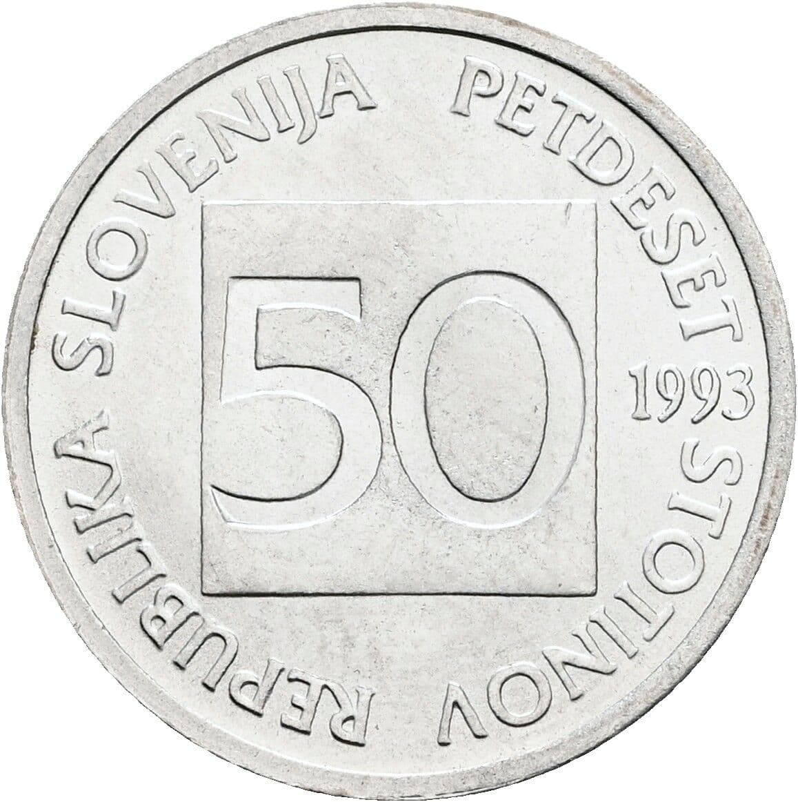 50 Stotinov 1993 – Vorderseite