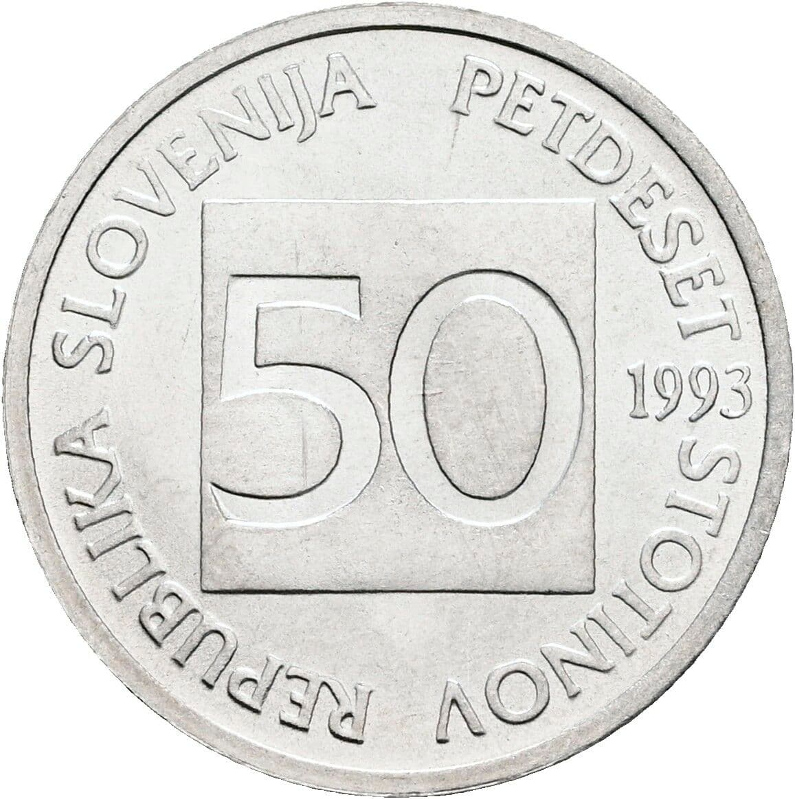 50 Stotinov 1993 – Vorderseite