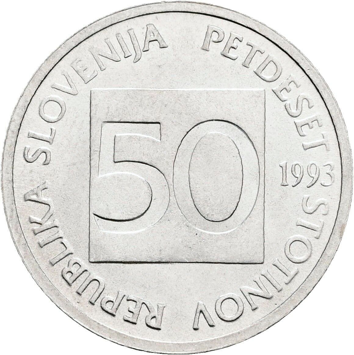 50 Stotinov 1993 – Vorderseite