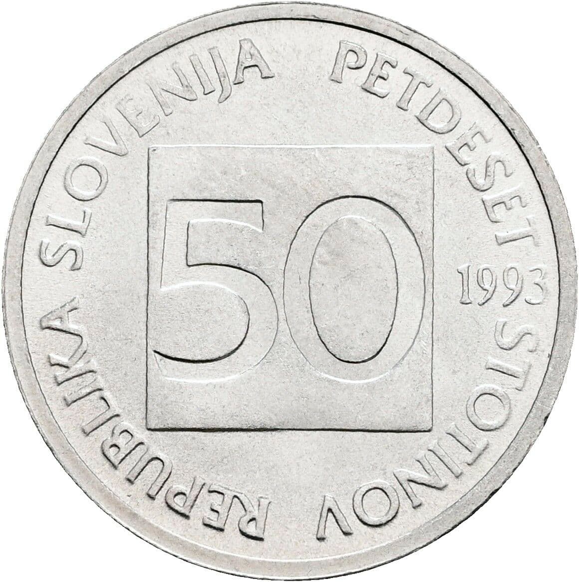 50 Stotinov 1993 – Vorderseite