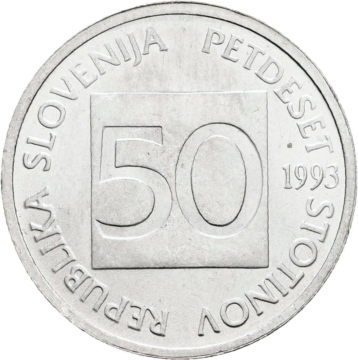 50 Stotinov 1993 – Vorderseite