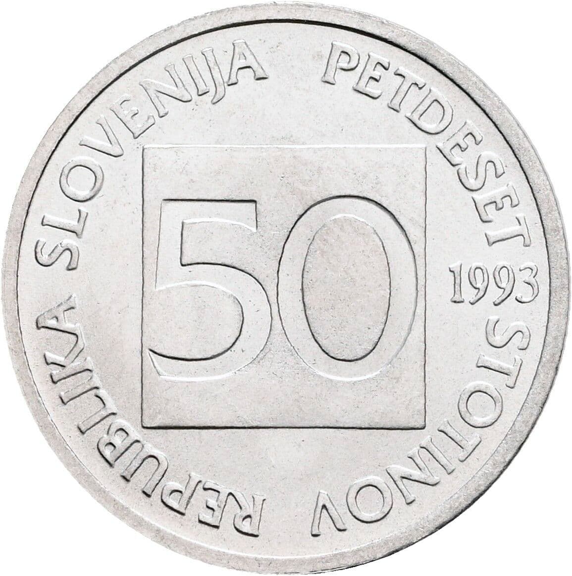 50 Stotinov 1993 – Vorderseite