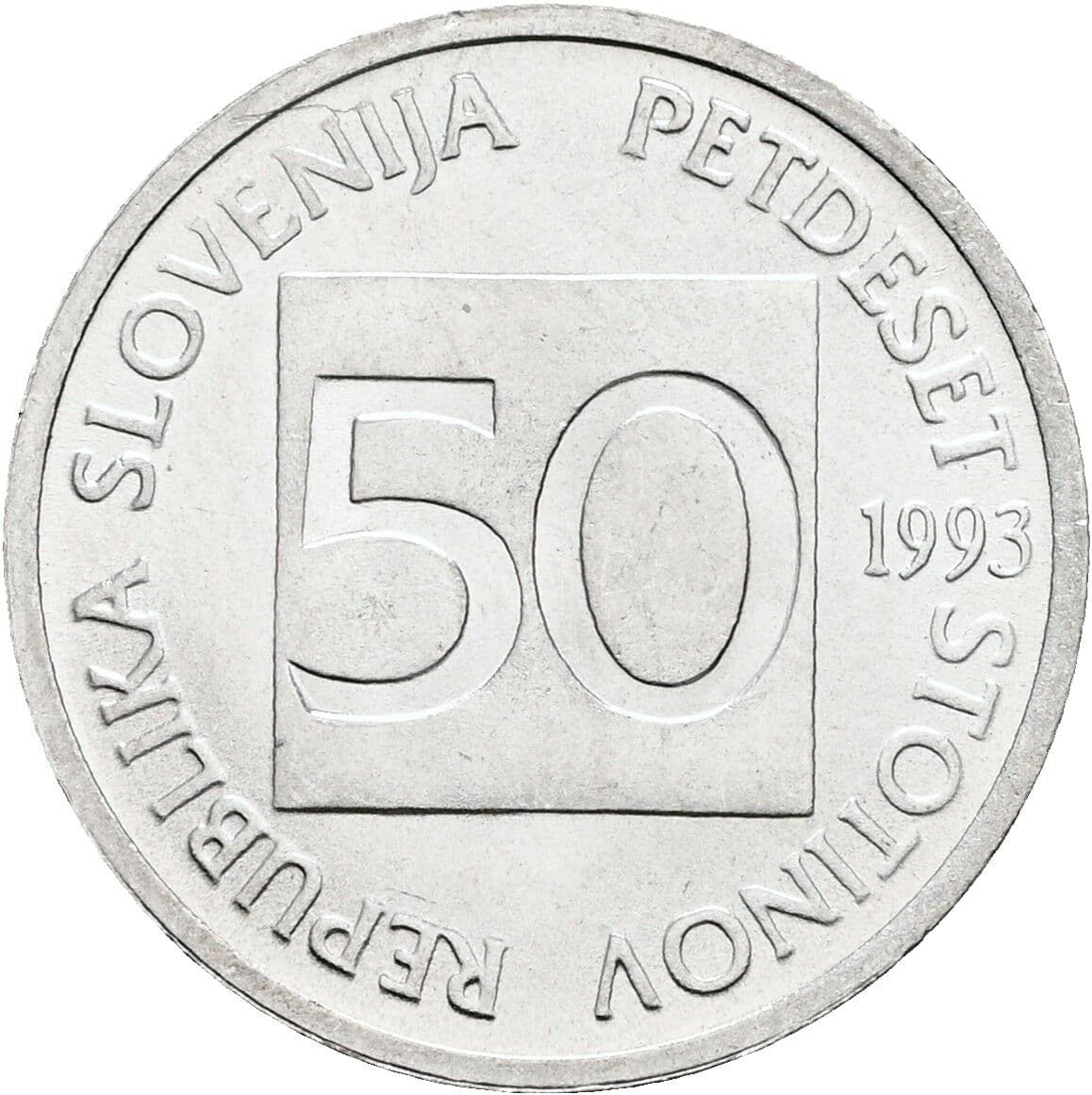 50 Stotinov 1993 – Vorderseite