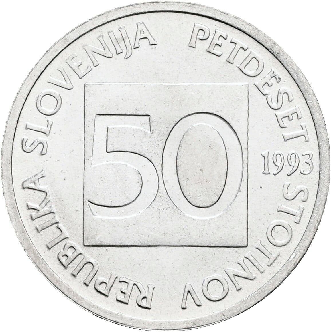 50 Stotinov 1993 – Vorderseite